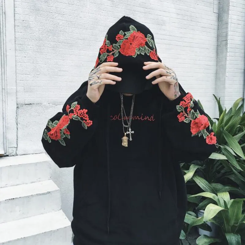2019 New couples Hoodies roses Embroidered long Sleeve Men and Women vintage elegant Jacket casual Men fleece Sweethearts
2019 New couples Hoodies roses Embroidered long Sleeve Men and Women vintage elegant Jacket casual Men fleece Sweethearts