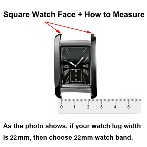 1 Square Watch Face 22MM