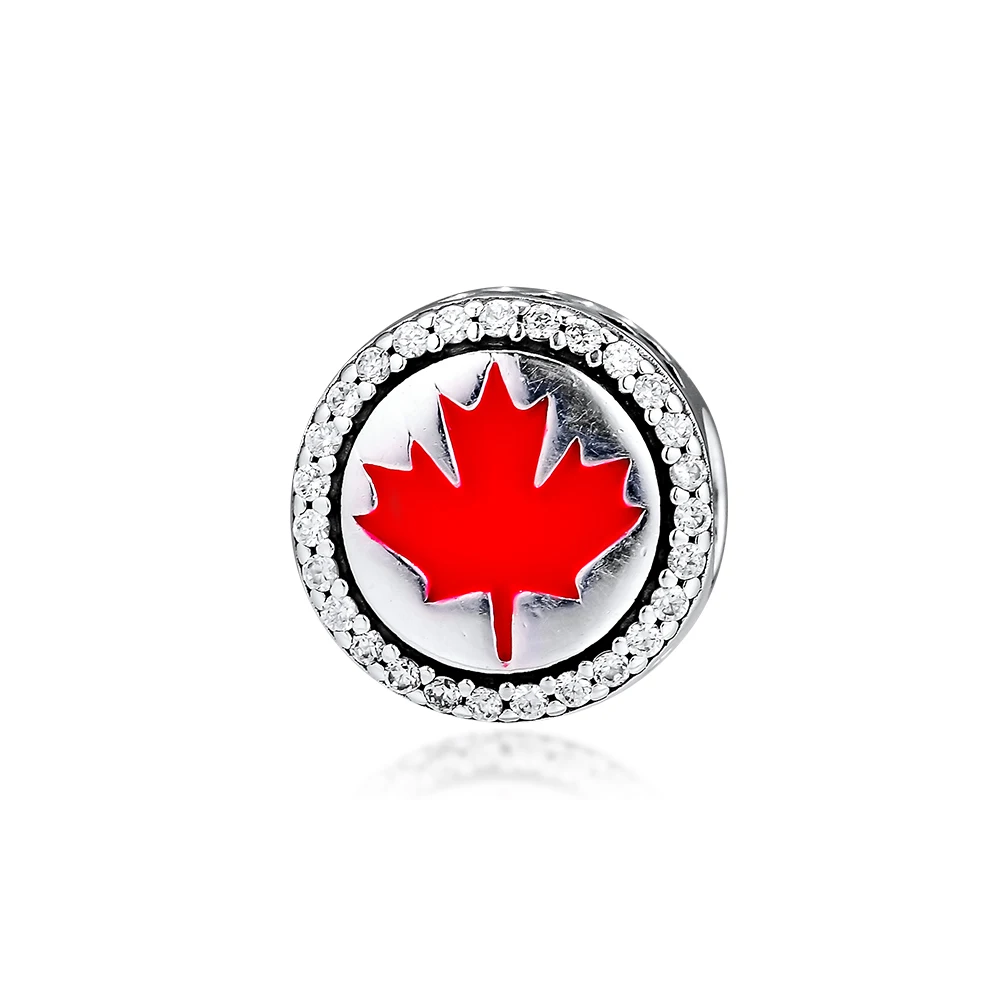 CKK Bead Charm Sterling Silver 925 Charms Jewelry Original Canada Red Maple Leaf Beads Fits Pandora Bracelet Jewelry Making
CKK Bead Charm Sterling Silver 925 Charms Jewelry Original Canada Red Maple Leaf Beads Fits Pandora Bracelet Jewelry Making