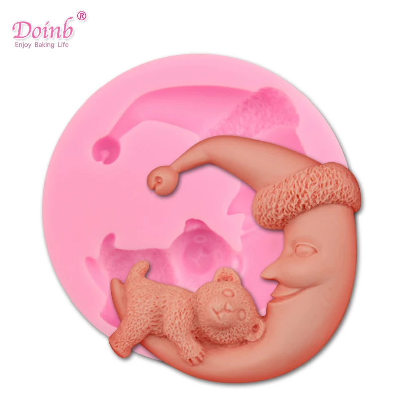 3D Food-grade Silicone Mold Moom Bear Baby Cake Fondant Mold Decorating Tool Chocolate Candy Jello Baking moulds
3D Food-grade Silicone Mold Moom Bear Baby Cake Fondant Mold Decorating Tool Chocolate Candy Jello Baking moulds