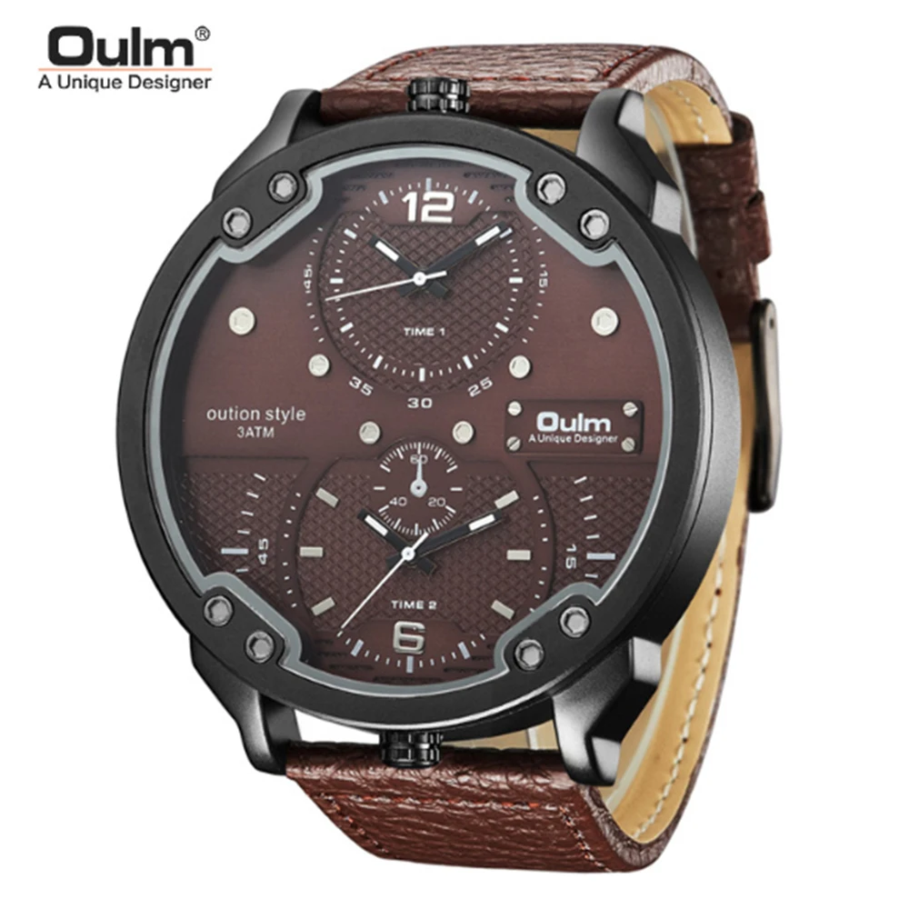 Oversized Men's Big Watch Luxury Brand Famous Unique Designer Quartz Watch Male Large Watches Men Oulm relogio masculino 3548m
Oversized Men's Big Watch Luxury Brand Famous Unique Designer Quartz Watch Male Large Watches Men Oulm relogio masculino 3548m