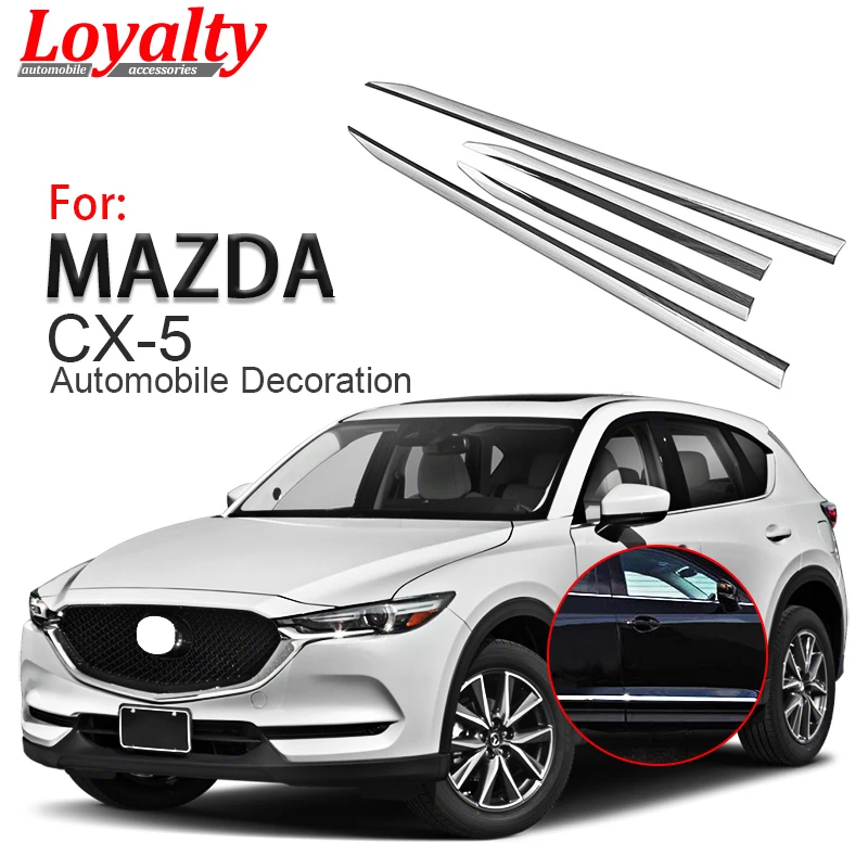 Loyalty for Mazda CX-5 2017 2018 Door Body Side Molding Cover Trim ABS Chrome Car Accessories
Loyalty for Mazda CX-5 2017 2018 Door Body Side Molding Cover Trim ABS Chrome Car Accessories