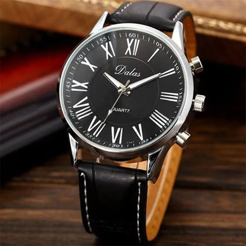 2018 Hot Sales Fashion Roman Dial watch Mens Elegant Leather Black Analog Quartz Sport Wrist Watch Men relogio masculino
2018 Hot Sales Fashion Roman Dial watch Mens Elegant Leather Black Analog Quartz Sport Wrist Watch Men relogio masculino