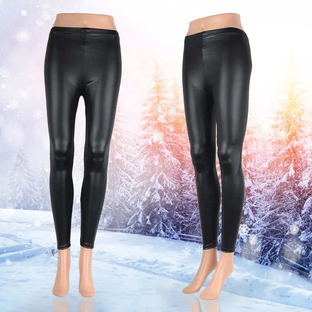 Women Skinny Slim Leggings Breathable Matte Black Sexy Faux Leather Leggings Pants Elastic Legging Pants Women Plus Size S-XXL
Women Skinny Slim Leggings Breathable Matte Black Sexy Faux Leather Leggings Pants Elastic Legging Pants Women Plus Size S-XXL
