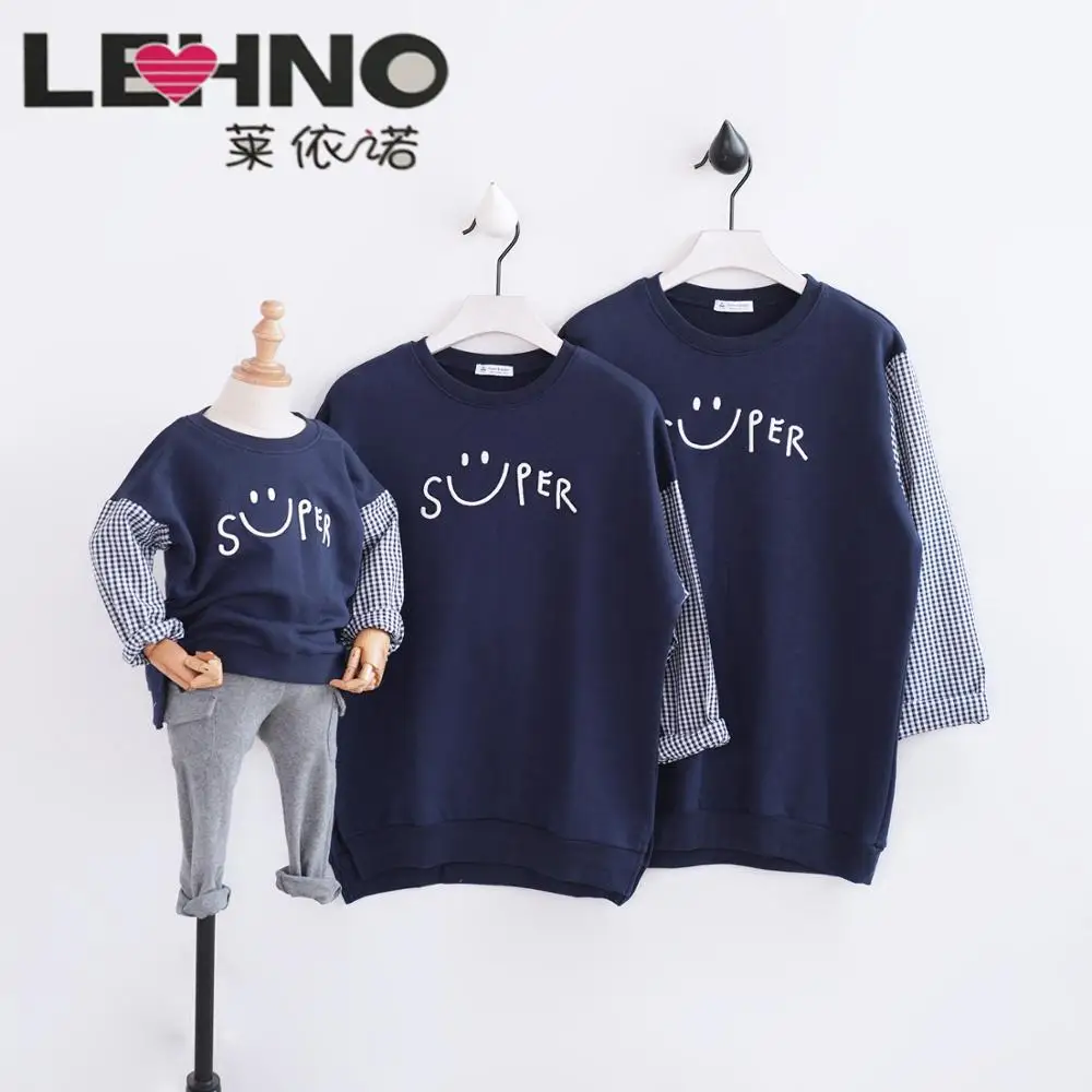 Spring Korean Embroidery Stitching Sweater Family Matching Clothes
Spring Korean Embroidery Stitching Sweater Family Matching Clothes