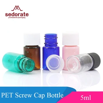 Sedorate 100 pcs/Lot Empty Refillable Bottle With Screw Caps For Cosmetic 5ML Lotion Cream Mini Vials PET Containers JX096-2
Sedorate 100 pcs/Lot Empty Refillable Bottle With Screw Caps For Cosmetic 5ML Lotion Cream Mini Vials PET Containers JX096-2