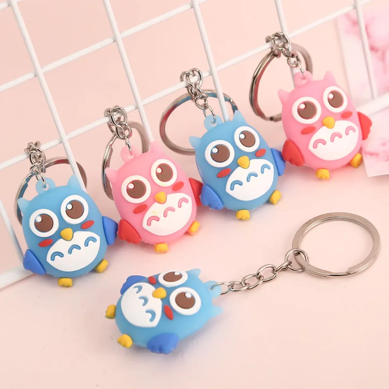 KeyChain Cartoon Animal Silicone Cute Minion Owl Keyring Keychains Women Chain Ring Holder Gifts Key Chain Pendant Jewelry
KeyChain Cartoon Animal Silicone Cute Minion Owl Keyring Keychains Women Chain Ring Holder Gifts Key Chain Pendant Jewelry