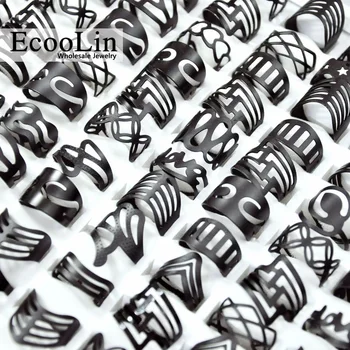 50Pcs Vintage Matte Black Alloy Ring Gypsy Adjustable Finger Tattoo Rings Lots For Women Men Mix Style Jewelry Wholesale LR4040
50Pcs Vintage Matte Black Alloy Ring Gypsy Adjustable Finger Tattoo Rings Lots For Women Men Mix Style Jewelry Wholesale LR4040