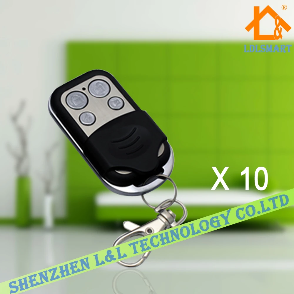 10pcs/lot Wireless metallic remote control for wireless alarm system security system 433MHz
10pcs/lot Wireless metallic remote control for wireless alarm system security system 433MHz