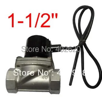 1-1/2'' 1.5'' Port Under Water SS304 Electric Solenoid Valve Stainless Waterproof Coil Music Fountain Valve,DC12V,24V,AC220V
1-1/2'' 1.5'' Port Under Water SS304 Electric Solenoid Valve Stainless Waterproof Coil Music Fountain Valve,DC12V,24V,AC220V