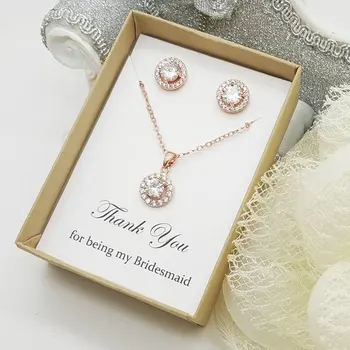 personalize any text wedding Bridesmaid Cubic Zirconia crystal necklace earrings sets maid of honour Jewelry Set proposal gifts
personalize any text wedding Bridesmaid Cubic Zirconia crystal necklace earrings sets maid of honour Jewelry Set proposal gifts
