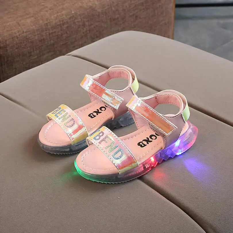 2019 Baby boys girls sandals summer boy girls beach shoes With led Light children casual sandals children fashion sandals 21-30
2019 Baby boys girls sandals summer boy girls beach shoes With led Light children casual sandals children fashion sandals 21-30