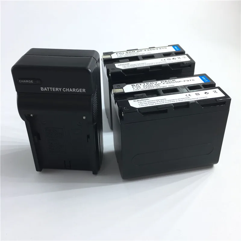 High Capacity 2x 7800mAh NP-F970 NP-F960 NP F970 NP F960 Digital Camera Battery + Charger for Sony NP-F960 NP-F970 Battery
High Capacity 2x 7800mAh NP-F970 NP-F960 NP F970 NP F960 Digital Camera Battery + Charger for Sony NP-F960 NP-F970 Battery