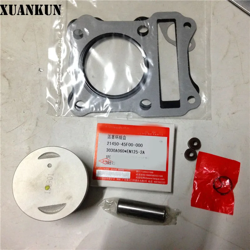 XUANKUN HJ125K-2A EN125-2F блок цилиндров вверх и вниз колодки в Pad | Автомобили мотоциклы