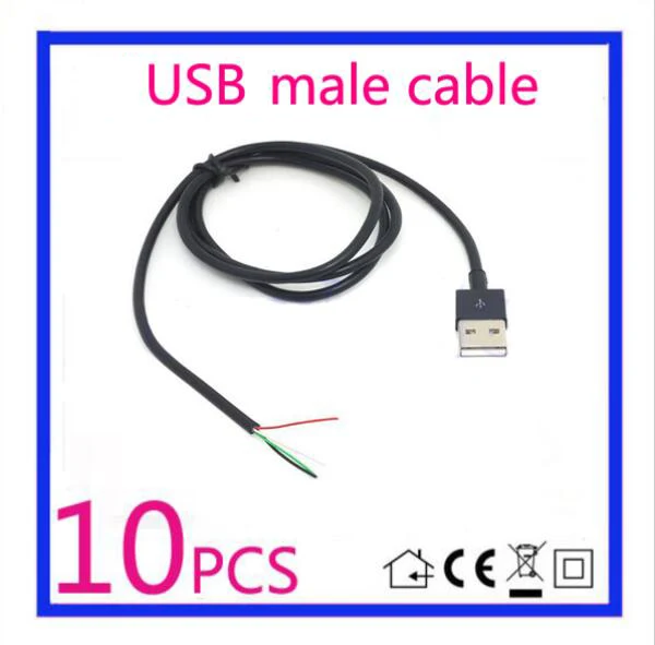 10PCS Usb 2.0 Type A Male To 4 Wire Open Cable For DIY Welding Welding Free Shipping
10PCS Usb 2.0 Type A Male To 4 Wire Open Cable For DIY Welding Welding Free Shipping