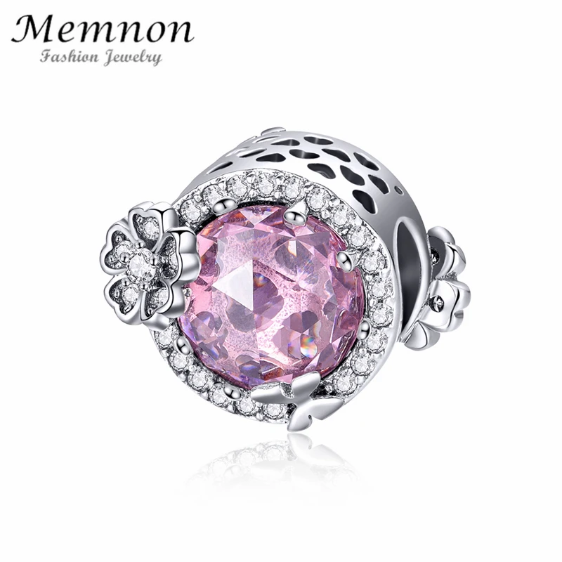 Memnon 925 Sterling Silver Pink Flavor Daisy Flower Radiant CZ Charms Beads fit Original Bracelets DIY fashion Jewelry Making
Memnon 925 Sterling Silver Pink Flavor Daisy Flower Radiant CZ Charms Beads fit Original Bracelets DIY fashion Jewelry Making