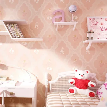 Ballet Princess Children Room Decoration Wallpaper 3D Cartoon Pink Girls Bedroom Environmental Protection Non-woven Wall paper
Ballet Princess Children Room Decoration Wallpaper 3D Cartoon Pink Girls Bedroom Environmental Protection Non-woven Wall paper