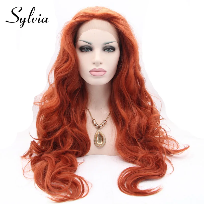 sylvia red brown body wave synthetic lace front wigs 350# color natural look heat resistant fiber hair for white woman in stock
sylvia red brown body wave synthetic lace front wigs 350# color natural look heat resistant fiber hair for white woman in stock
