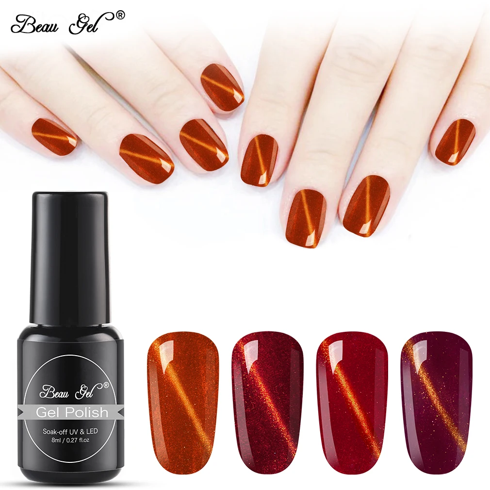 Beau Gel 8ml Silver Gold Line Cat Eye Gel Nail Polish Magnetic Varnish Soak Off Semi Permanent UV Lamp Nail Art For Gel Lacquer
Beau Gel 8ml Silver Gold Line Cat Eye Gel Nail Polish Magnetic Varnish Soak Off Semi Permanent UV Lamp Nail Art For Gel Lacquer