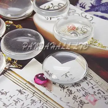 Clear Glass Cabochons, Transparent, Half Round Circle Flat Back for Jewelry and Cabochon Settings, Clear, 30mm; 8mm(Range: 7
Clear Glass Cabochons, Transparent, Half Round Circle Flat Back for Jewelry and Cabochon Settings, Clear, 30mm; 8mm(Range: 7