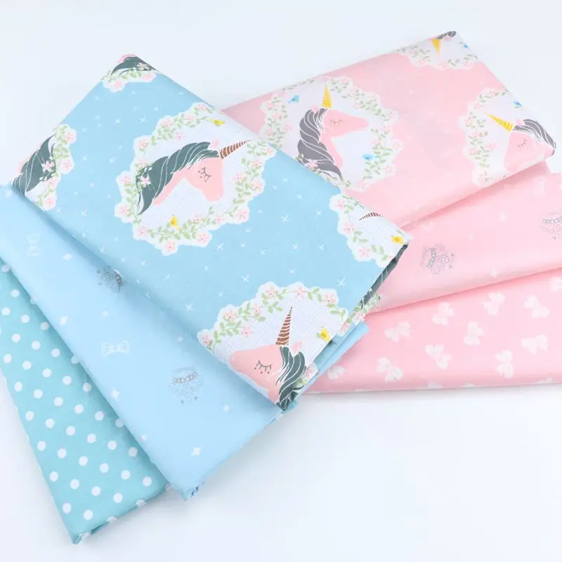 160CM*50CM cotton cartoon PINK BLUE elegant shy unicorn cross crown dot bowknot fabric for DIY crib bedding apparel dress decor
160CM*50CM cotton cartoon PINK BLUE elegant shy unicorn cross crown dot bowknot fabric for DIY crib bedding apparel dress decor