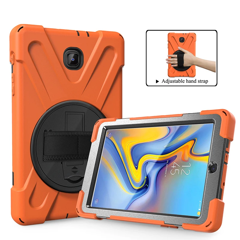 360 Degree Rotating Kids Safe Silicone+PC Hybrid Case with Wrist Strap for Samsung Galaxy Tab A 8.0 T387 T387V 2018 Tablet+Pen
360 Degree Rotating Kids Safe Silicone+PC Hybrid Case with Wrist Strap for Samsung Galaxy Tab A 8.0 T387 T387V 2018 Tablet+Pen