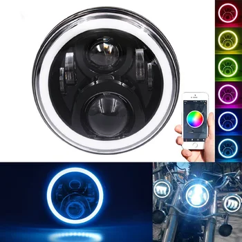 1 PCS DOT EMARK Approved Projector Headlight Bluetooth Control 7" Inch RGB Halo Led Headligh Kit for Harley Motorcycle Motorbike
1 PCS DOT EMARK Approved Projector Headlight Bluetooth Control 7" Inch RGB Halo Led Headligh Kit for Harley Motorcycle Motorbike