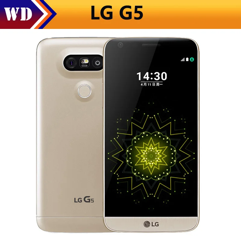 Original Unlocked LG G5 Quad Core Mobile Phone 4GB RAM 32GB ROM Display 5.3" QHD IPS 16MP Fingerprint FDD LTE Smartphone
Original Unlocked LG G5 Quad Core Mobile Phone 4GB RAM 32GB ROM Display 5.3" QHD IPS 16MP Fingerprint FDD LTE Smartphone