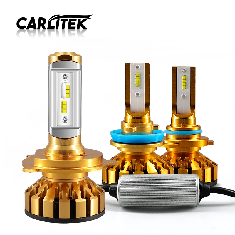 CARLitek 2pcs H4 H7 LED Car Headlight Bulbs with ZES Chip H1 H11 H8 LED Light CANBUS Error Free Anti Flicker Resistor Canceler
CARLitek 2pcs H4 H7 LED Car Headlight Bulbs with ZES Chip H1 H11 H8 LED Light CANBUS Error Free Anti Flicker Resistor Canceler
