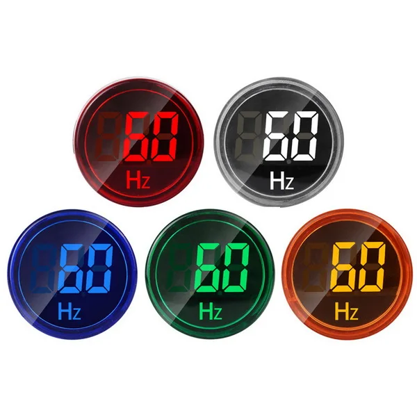 DHL 100pcs 22mm LED Digital Display Electricity Hertz AC Frequency Meter Indicator Signal Lights Tester Measuring Range 20-75Hz
DHL 100pcs 22mm LED Digital Display Electricity Hertz AC Frequency Meter Indicator Signal Lights Tester Measuring Range 20-75Hz