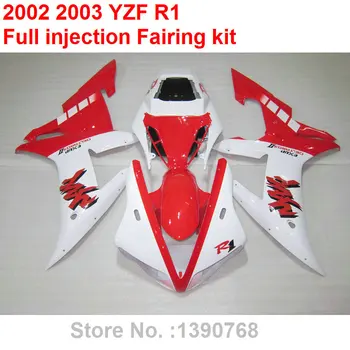 New motorcycle fairing kit for Yamaha injection molding YZF R1 2002 2003 red white fairings set YZFR1 02 03 BV22
New motorcycle fairing kit for Yamaha injection molding YZF R1 2002 2003 red white fairings set YZFR1 02 03 BV22