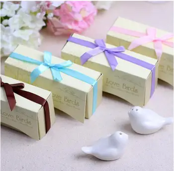 Practical 100 Set of Love Birds Ceramic Salt and Pepper Shakers White Wedding Festival Gift Set Free shipping
Practical 100 Set of Love Birds Ceramic Salt and Pepper Shakers White Wedding Festival Gift Set Free shipping