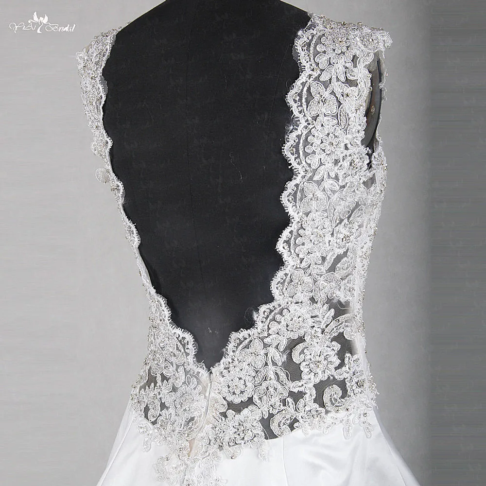 RSW947 Yiaibridal Real Job Photos Simple Style Elegant A Line Satin Backless Wedding Dress
RSW947 Yiaibridal Real Job Photos Simple Style Elegant A Line Satin Backless Wedding Dress