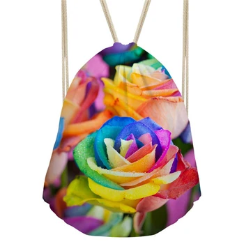 NOISYDESIGNS Rose Drawstring Bag Women Flower Printed Small Drawstring Backpack for School Girls Drawstring Storage Bags Mochila
NOISYDESIGNS Rose Drawstring Bag Women Flower Printed Small Drawstring Backpack for School Girls Drawstring Storage Bags Mochila