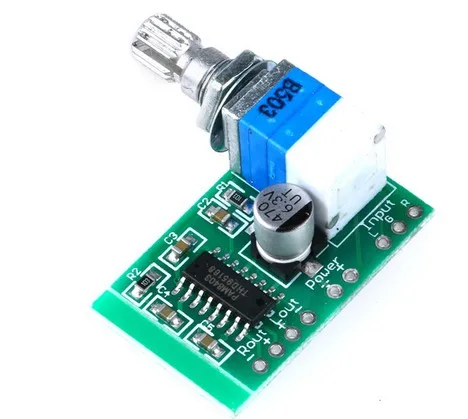 Super Mini PAM8403 DC 5V 2 Channel USB Digital Audio Amplifier Board Module 2 * 3W Volume Control with Potentionmeter Switch
Super Mini PAM8403 DC 5V 2 Channel USB Digital Audio Amplifier Board Module 2 * 3W Volume Control with Potentionmeter Switch