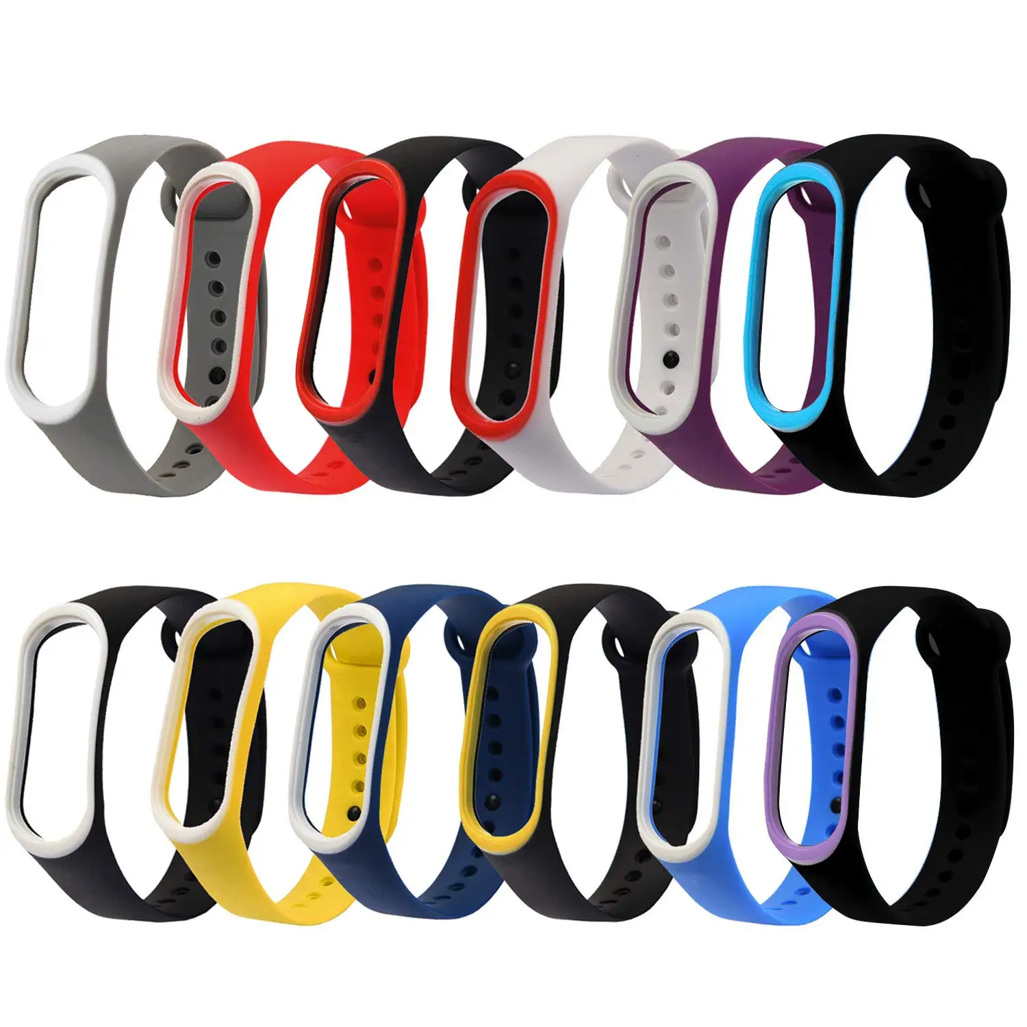 Soft Silicone Sport Watch Band Replacement For Xiao Mi 3 Bracelet Strap for Xiaomi Mi Band 3 Double Colors Bracelet Wristbands
Soft Silicone Sport Watch Band Replacement For Xiao Mi 3 Bracelet Strap for Xiaomi Mi Band 3 Double Colors Bracelet Wristbands