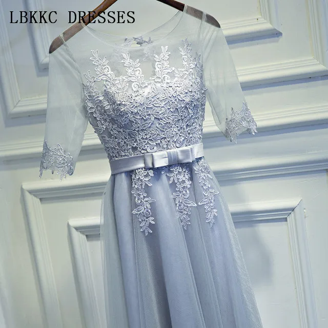 Short Prom Dresses Half Sleeve Gala Jurken Tulle Appliques Vestido De Festa Grey Prom Dress Women Evening Dress Knee Length
Short Prom Dresses Half Sleeve Gala Jurken Tulle Appliques Vestido De Festa Grey Prom Dress Women Evening Dress Knee Length
