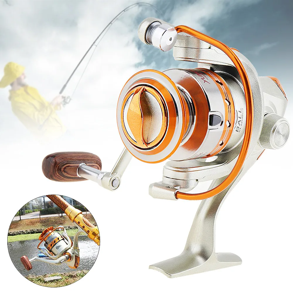 1000 Series 12 Ball Bearing 5.5:1 Fishing Reel Max Drag 25KG Left Right Hand Saltwater Freshwater Spinning Fishing Wheel
1000 Series 12 Ball Bearing 5.5:1 Fishing Reel Max Drag 25KG Left Right Hand Saltwater Freshwater Spinning Fishing Wheel