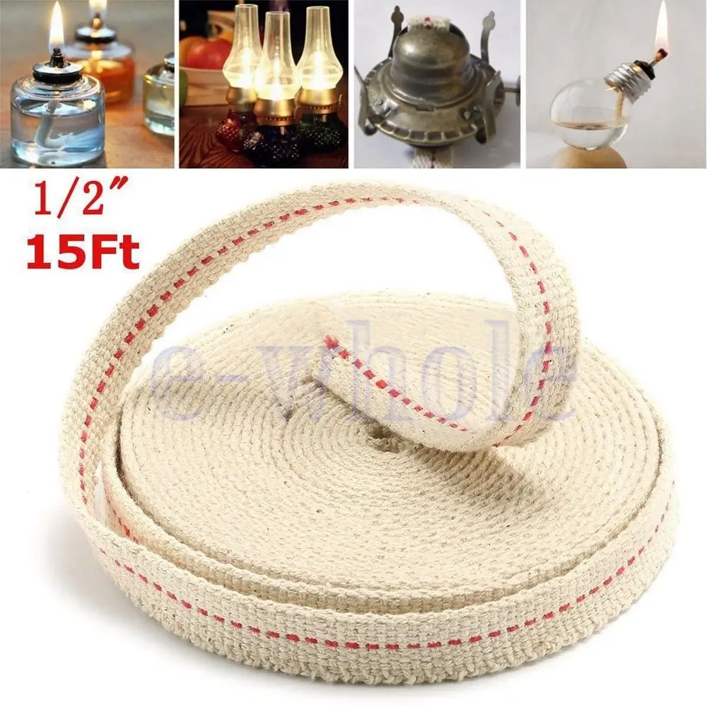 Flat Cotton Oil Lamp Lantern Wick 13mm 4.5m For Kerosene Burner Paraffin Lighting Indoors or Outdoor Use HG5593
Flat Cotton Oil Lamp Lantern Wick 13mm 4.5m For Kerosene Burner Paraffin Lighting Indoors or Outdoor Use HG5593