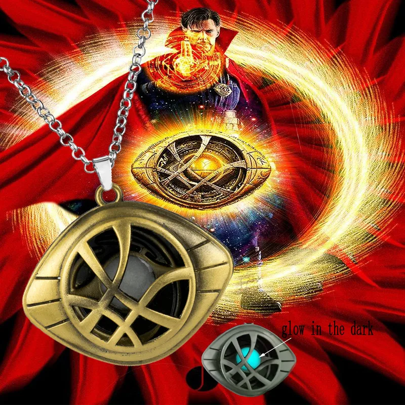 Doctor Strange Eye Of Agamotto Necklaces Pendants Movie Prop Jewelry Women Men Necklace Cosplay Necklace Glow in the dark
Doctor Strange Eye Of Agamotto Necklaces Pendants Movie Prop Jewelry Women Men Necklace Cosplay Necklace Glow in the dark