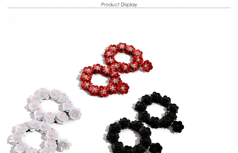 AYAYOO Fashion Woman Earrings Flower Bohemia Long Ethnic Imitation Crystal Drop Earrings Statement Brincos Korean Earring (1)