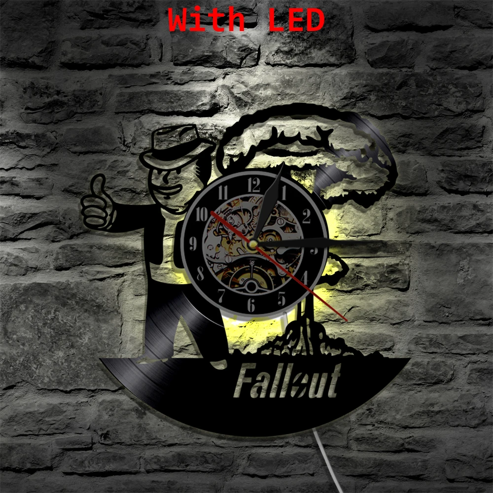 Fallout Led Vinyl Clock Wall Lighting Color Change Cool Living Room Interior Decor LP Handmade Art Lamp Remote Control
Fallout Led Vinyl Clock Wall Lighting Color Change Cool Living Room Interior Decor LP Handmade Art Lamp Remote Control