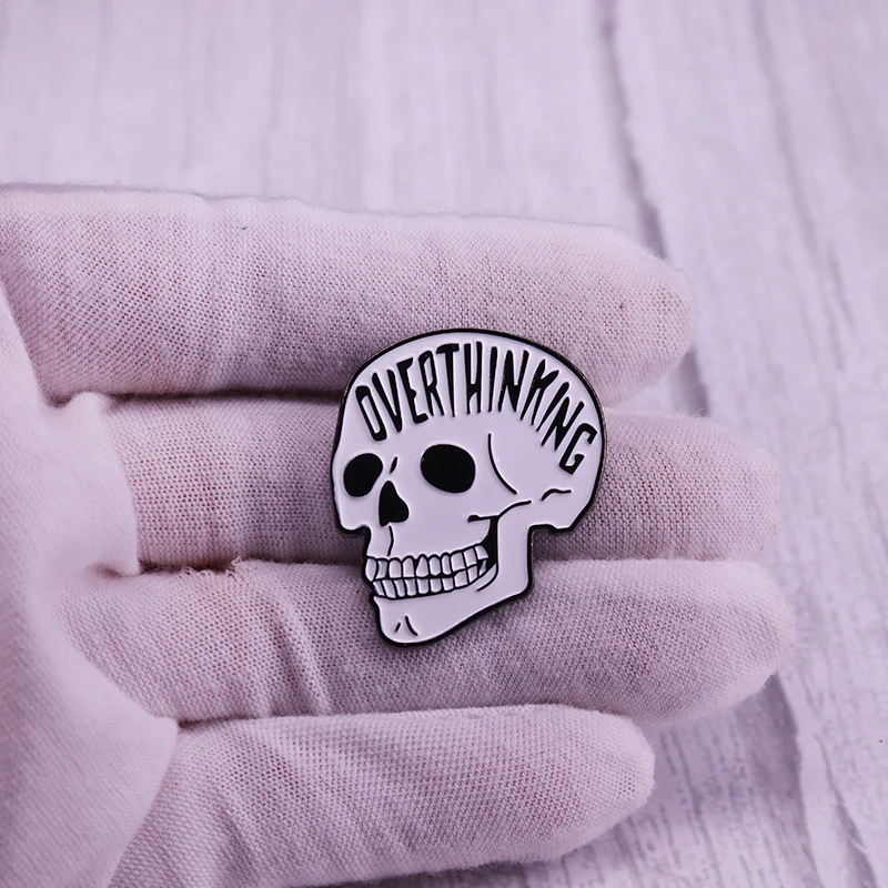 Stop Your Brain From Overthinking Pin | Украшения и аксессуары