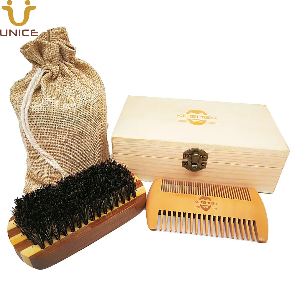 100pcs Customized LOGO Bamboo Whiskers Beard Brush Boar Bristle Brush and Fine & Coarse Teeth Wood Combs Gift Box & Linen Pouch
100pcs Customized LOGO Bamboo Whiskers Beard Brush Boar Bristle Brush and Fine & Coarse Teeth Wood Combs Gift Box & Linen Pouch