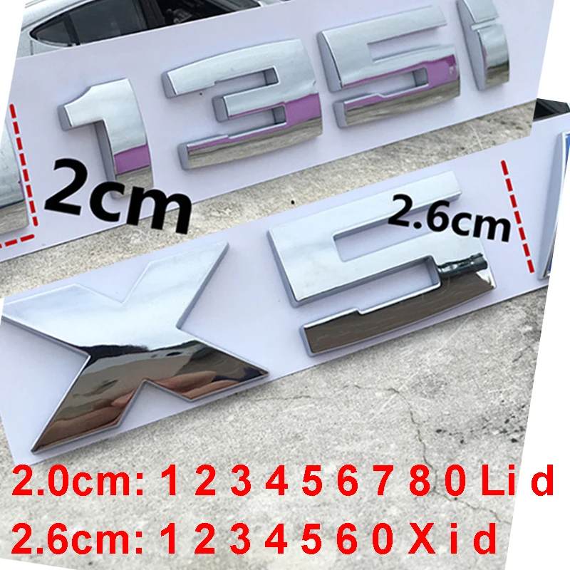 Chrome Silver for BMW M M1 M2 M3 M4 M5 M6 X2M X3M X4M X5M X6M M550d M540i M135i M335i M240i M335d Emblem Car Trunk Badge Sticker
Chrome Silver for BMW M M1 M2 M3 M4 M5 M6 X2M X3M X4M X5M X6M M550d M540i M135i M335i M240i M335d Emblem Car Trunk Badge Sticker