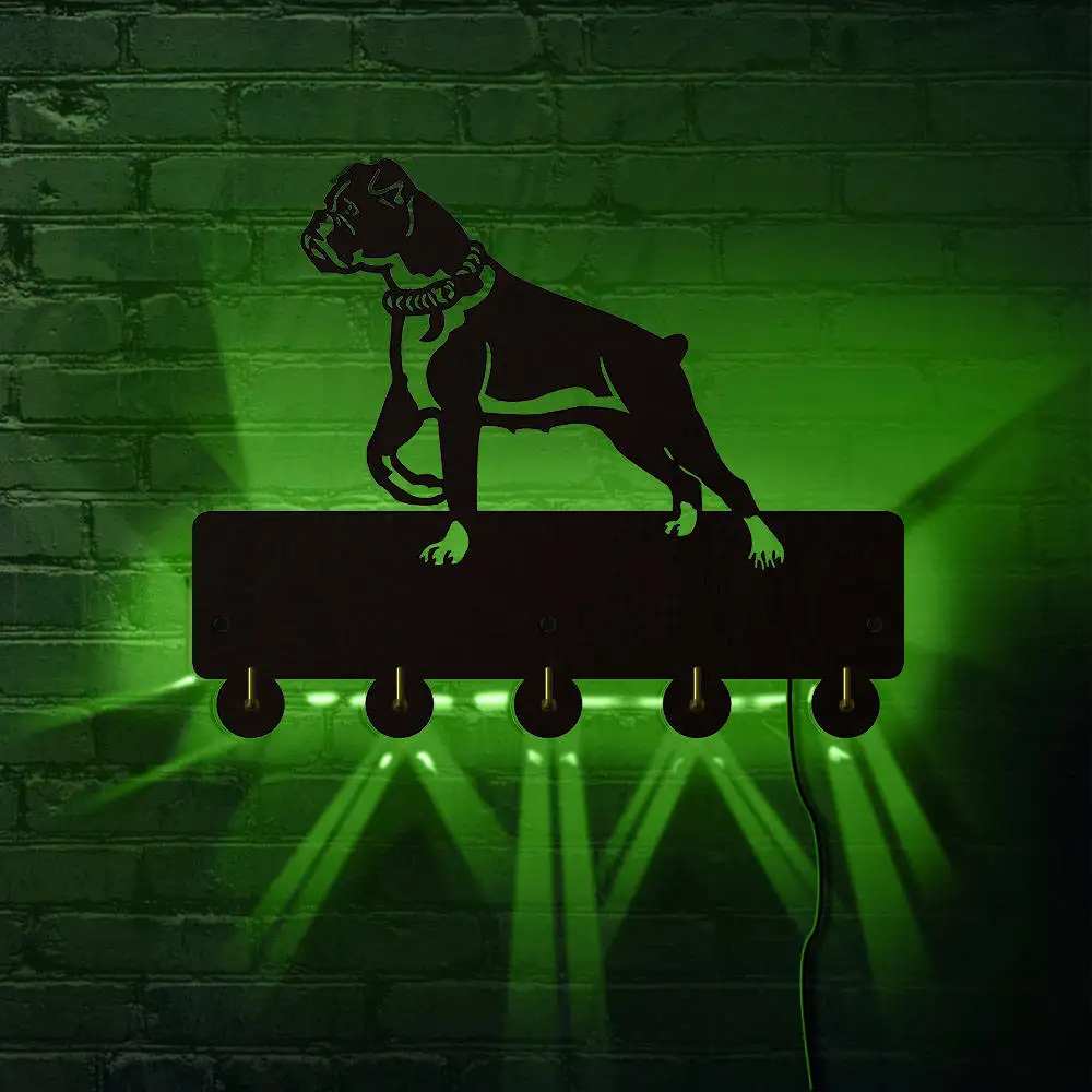 Boxer Dog Household Decor LED Lighted Wall Hooks Animals Pet Pug Puppy Wall Coat Clothes Coat Hook Keys Holder Dog Lover Gift
Boxer Dog Household Decor LED Lighted Wall Hooks Animals Pet Pug Puppy Wall Coat Clothes Coat Hook Keys Holder Dog Lover Gift