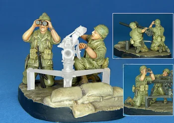Assembly Unpainted Scale 1/35 ancient Crew Vietnam war soldier without base figure Historical Resin Model
Assembly Unpainted Scale 1/35 ancient Crew Vietnam war soldier without base figure Historical Resin Model
