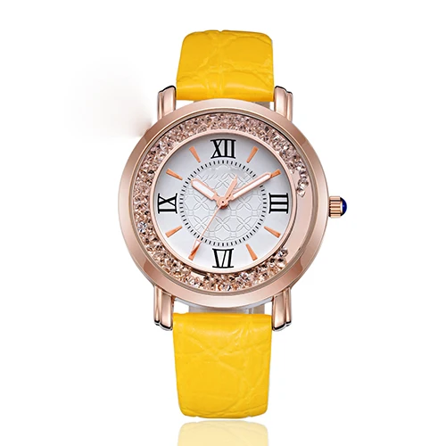 2019 Women Rhinestone Watches Lady Rotation Dress Watch brand Real Leather Band Big Dial Bracelet Wristwatch Crystal Watch
2019 Women Rhinestone Watches Lady Rotation Dress Watch brand Real Leather Band Big Dial Bracelet Wristwatch Crystal Watch