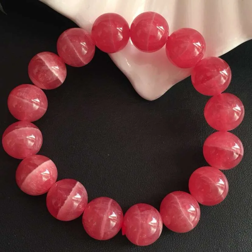 12.6mm Genuine Natural Rhodochrosite Bracelets Crystal Red Rose Round Bead For Women Female Gift Stretch Bracelet Top Quality
12.6mm Genuine Natural Rhodochrosite Bracelets Crystal Red Rose Round Bead For Women Female Gift Stretch Bracelet Top Quality