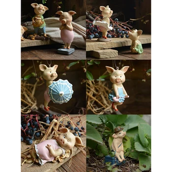 Europe creative Cute resin pigs miniature Figurine tabletop Crafts fairy garden Simulated animals home decoration Birthday gift
Europe creative Cute resin pigs miniature Figurine tabletop Crafts fairy garden Simulated animals home decoration Birthday gift